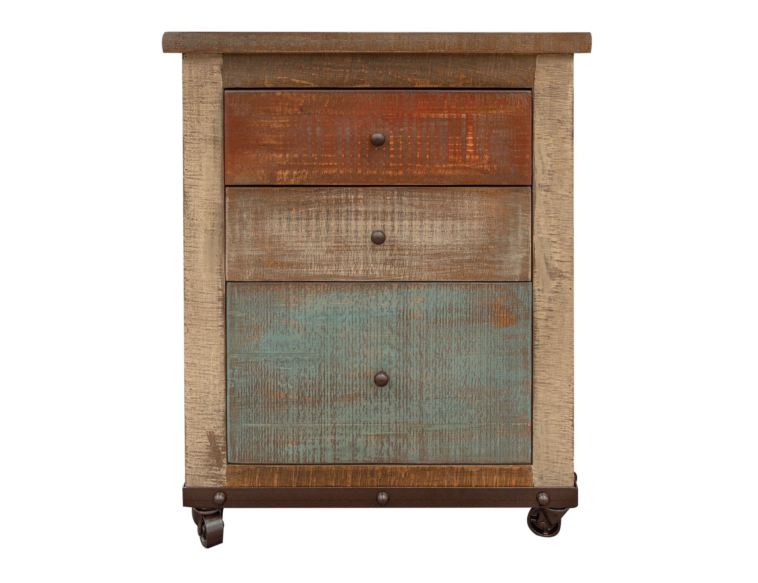 International Furniture Direct Antique - File - Multicolor | Meri Furniture