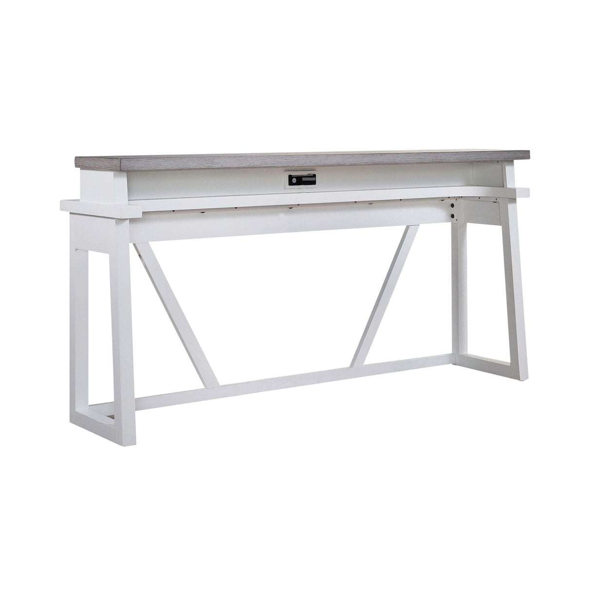 Liberty Furniture Palmetto Heights - Console Bar Table - White | Meri Furniture