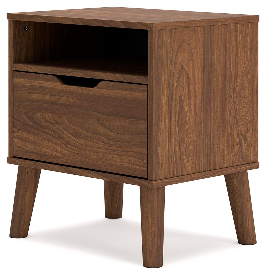 Signature Design by Ashley® Fordmont - Auburn - One Drawer Night Stand | Meri Furniture