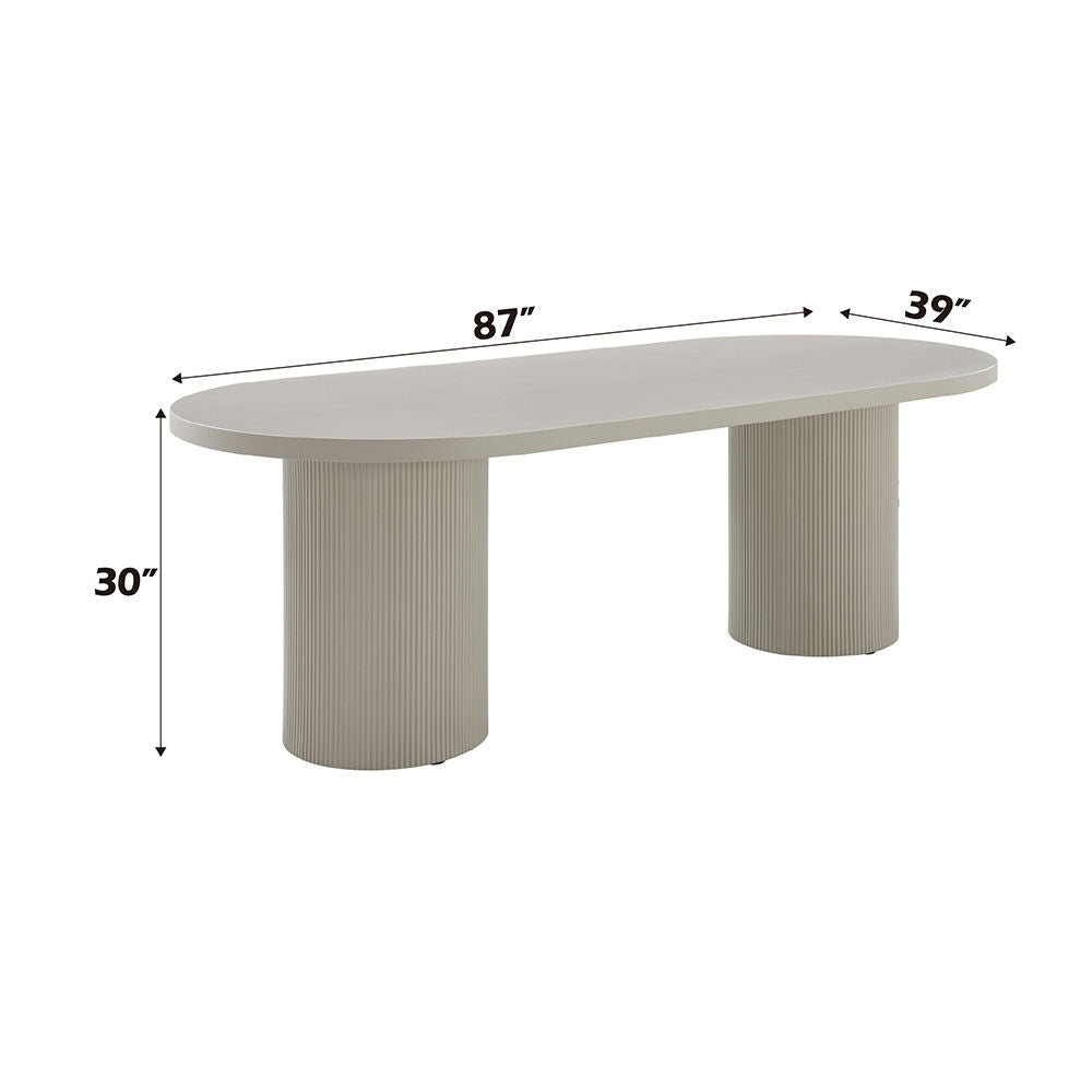 Laela - Dining Table - White