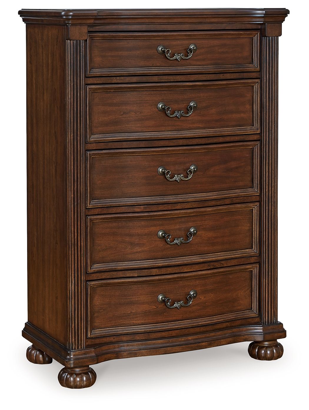 Signature Design by Ashley® Lavinton - Brown - Five Drawer Chest | Meri Furniture