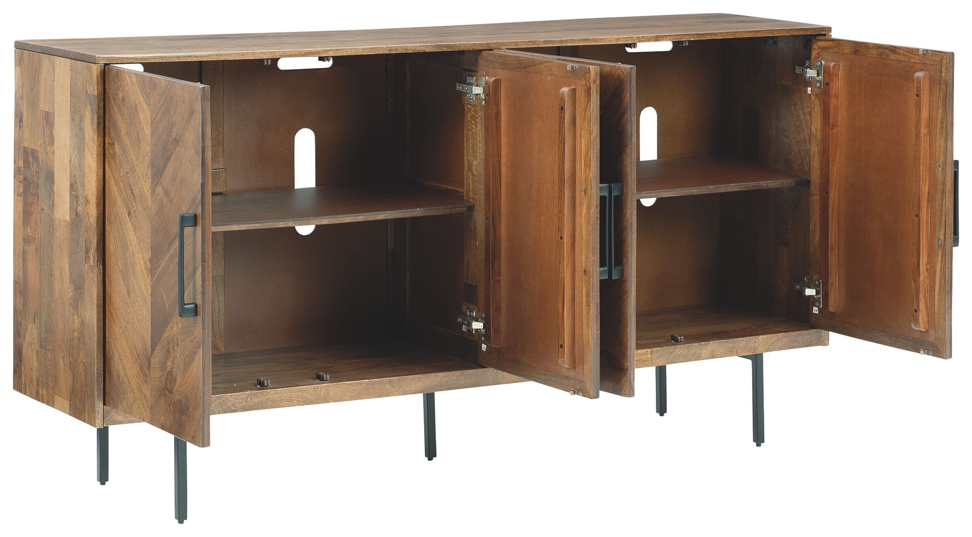 Ashley Furniture Prattville - Brown - Accent Cabinet | Meri Furniture