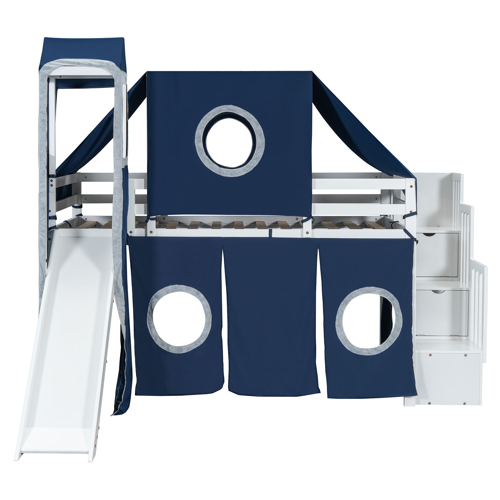 Loft Bed With Tent And Tower
