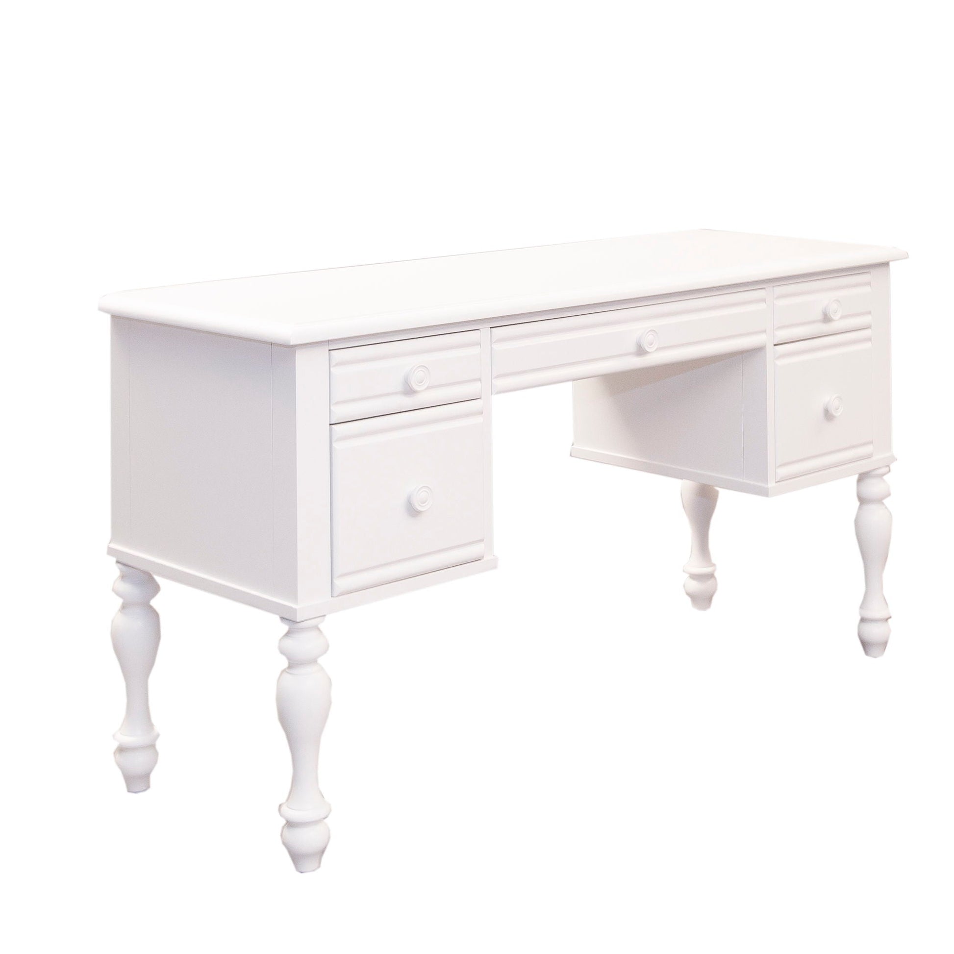 Liberty Furniture Summer House - Wood Vanity Desk - White | Meri Furniture