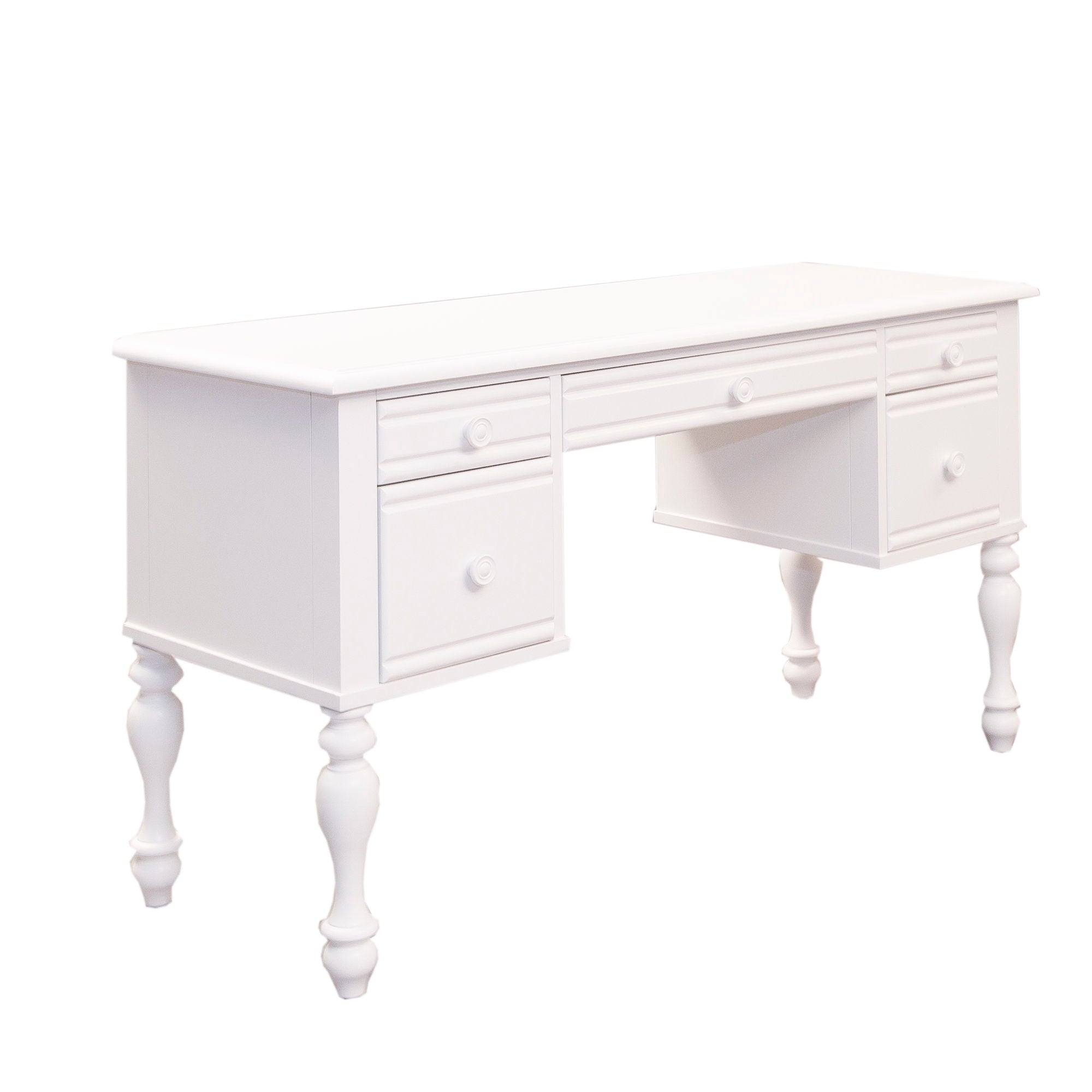 Liberty Furniture Summer House - Wood Vanity Desk - White | Meri Furniture