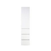 Elise - Slim Modular Wood Closet Cabinet With Drawers In Durable Melamine And Wood 71" Height - White