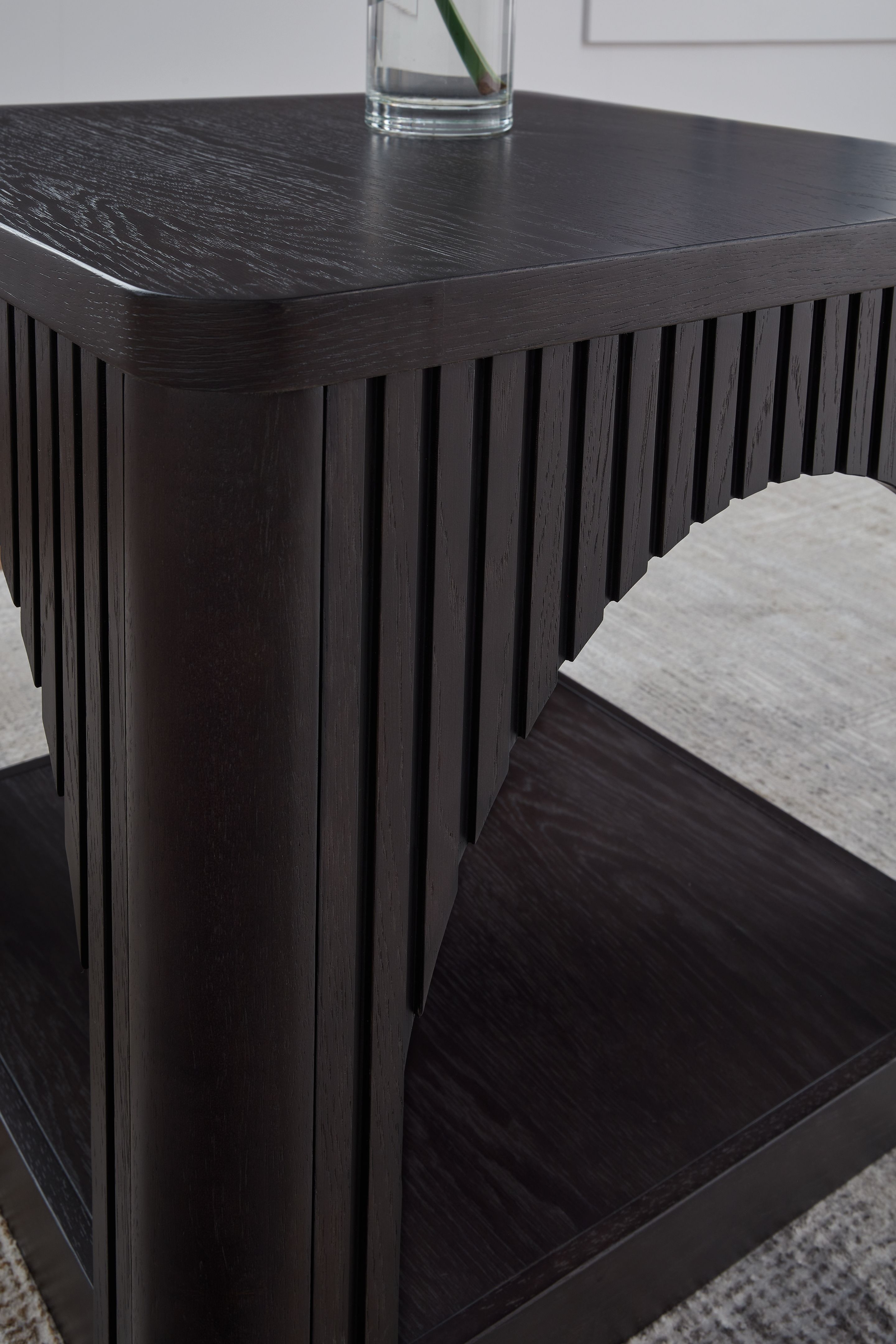 Signature Design by Ashley® Yellink - Black - Square End Table | Meri Furniture