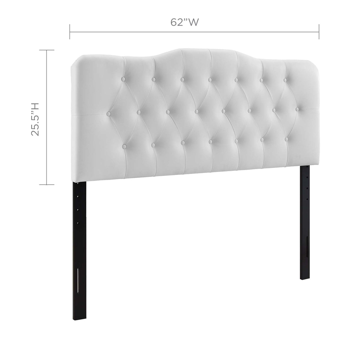 Annabel Upholstered Vinyl Queen Headboard by Modway