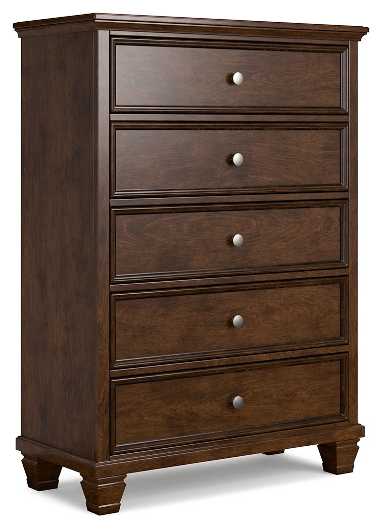 Signature Design by Ashley® Danabrin - Brown - Five Drawer Chest | Meri Furniture