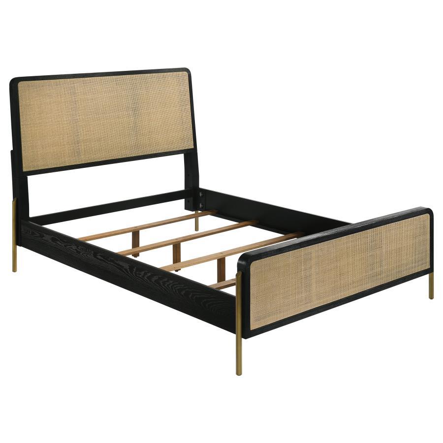 Coaster Fine Furniture Arini - Rattan Panel Bed | Meri Furniture