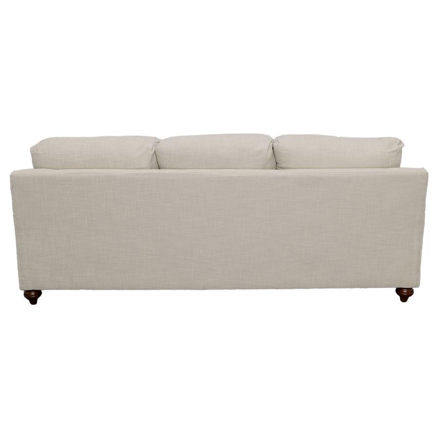 Glenn - Upholstered English Arm Sofa - Light Gray