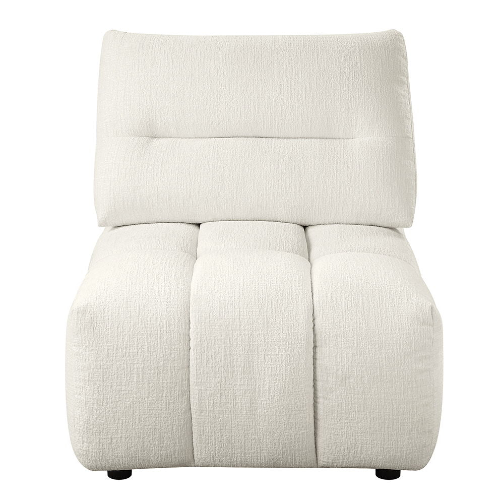 ACME Loanna - Modular Armless Chair - White | Meri Furniture