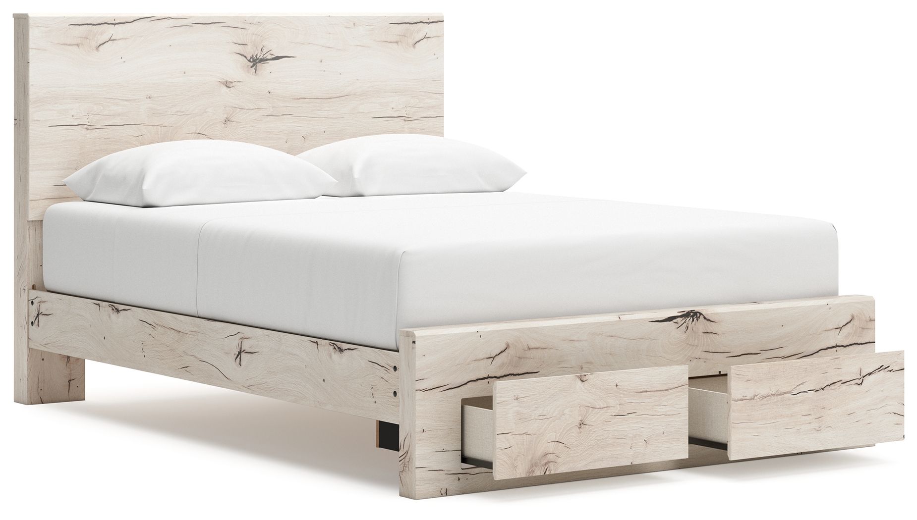 Signature Design by Ashley® Lawroy - Panel Bed With Storage | Meri Furniture