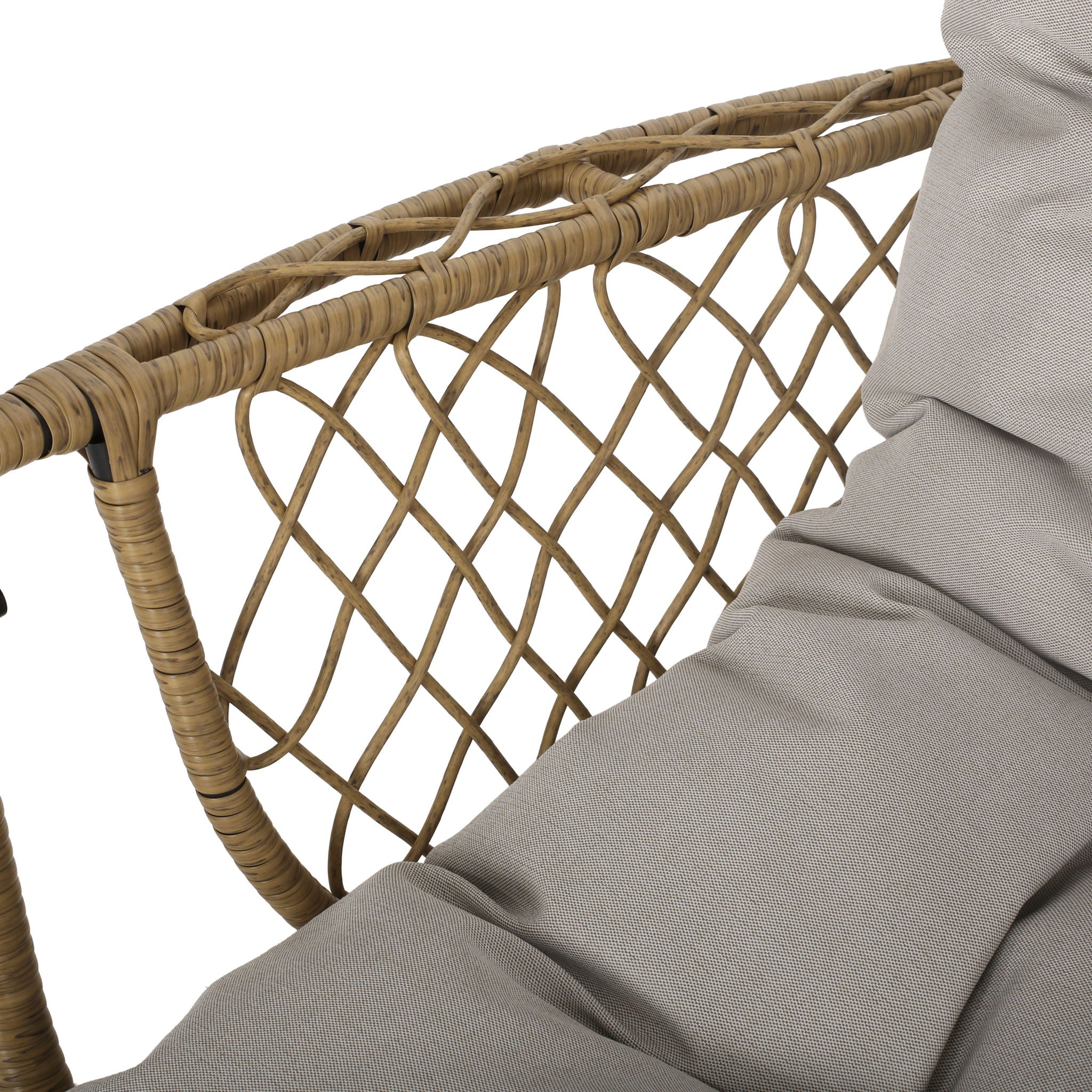 Malia - Wicker Hanging Chair With Cushion