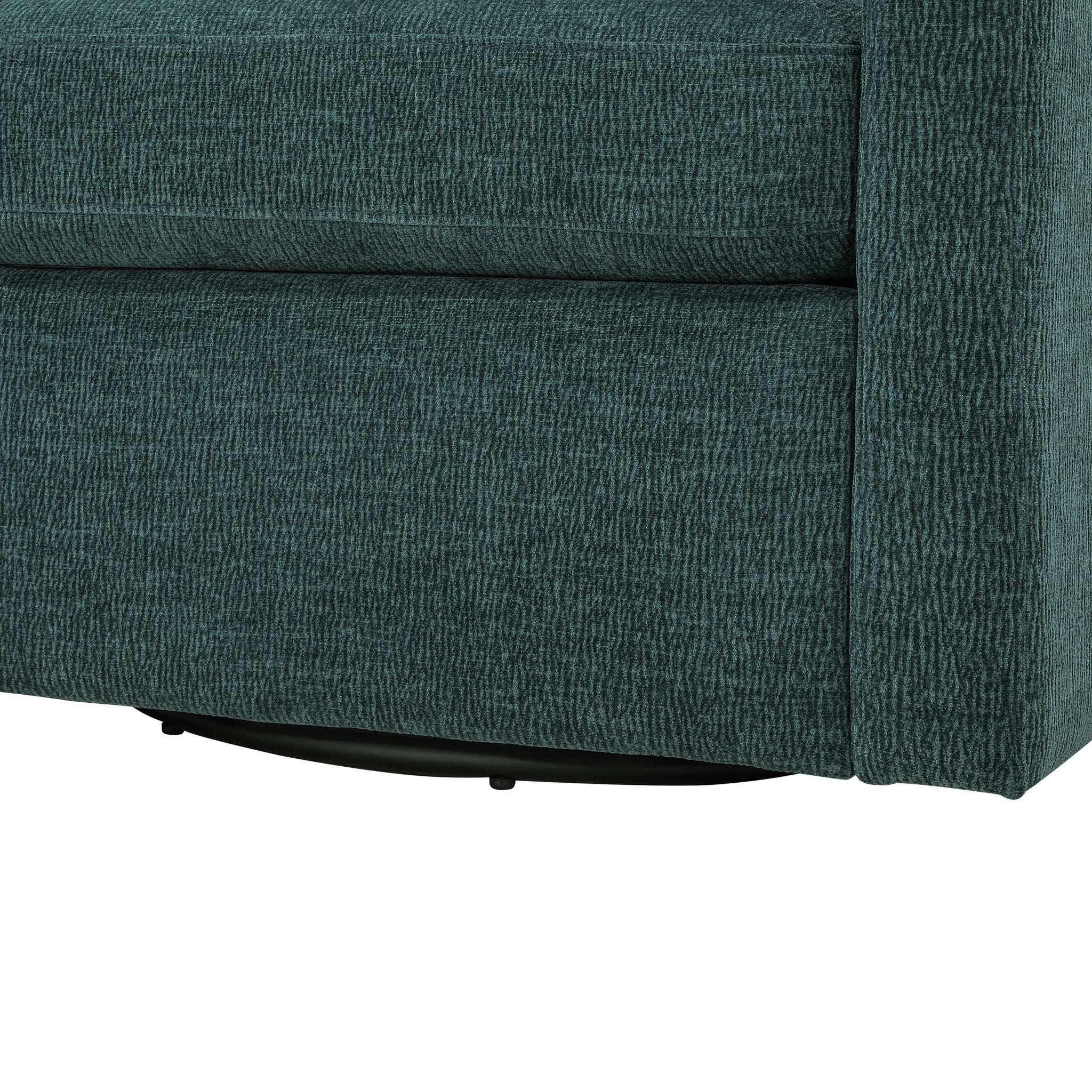 Sutton - Swivel Barrel Chair - Peacock