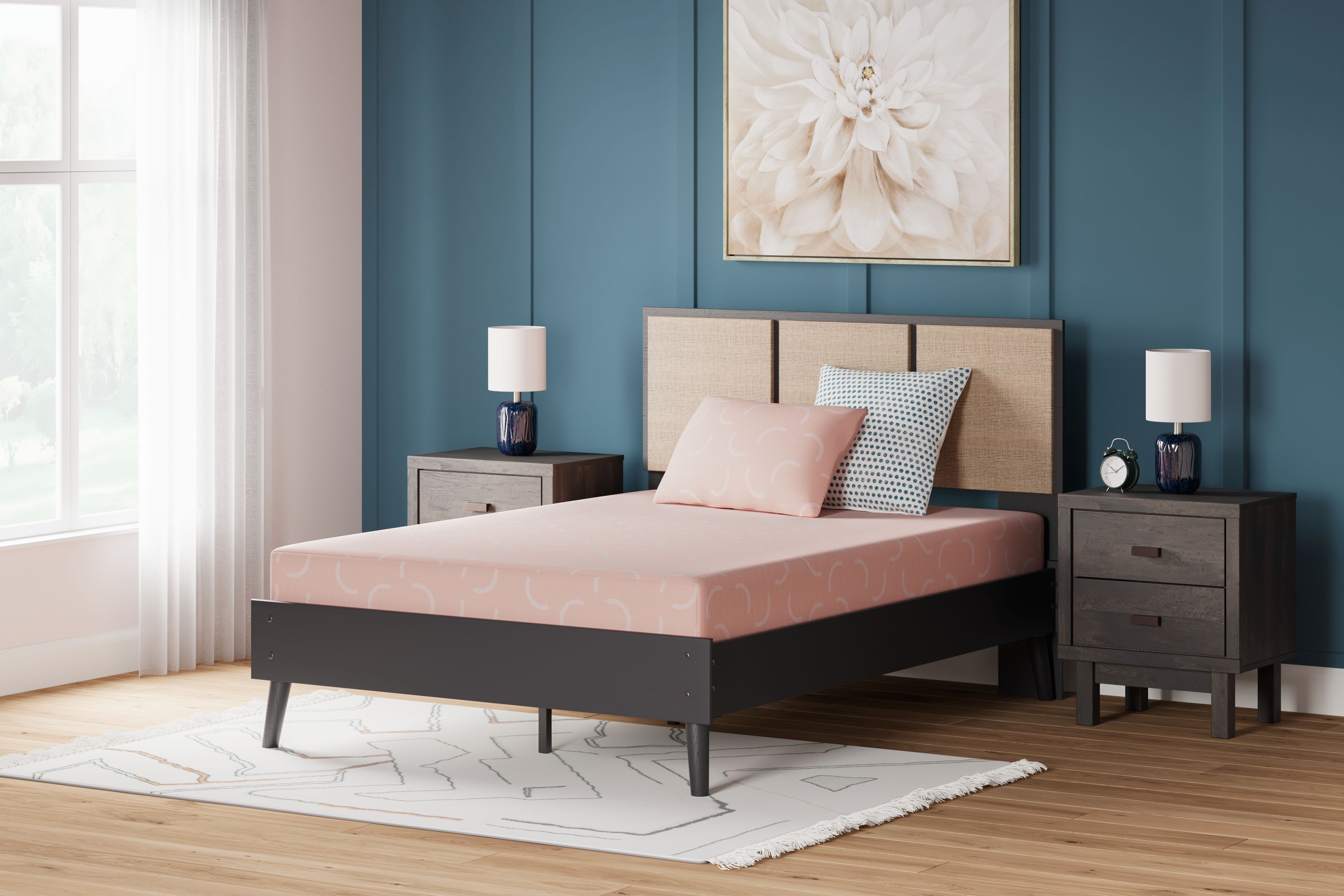 Sierra Sleep® by Ashley Ikidz Coral - Mattress And Pillow Set of 2 | Meri Furniture