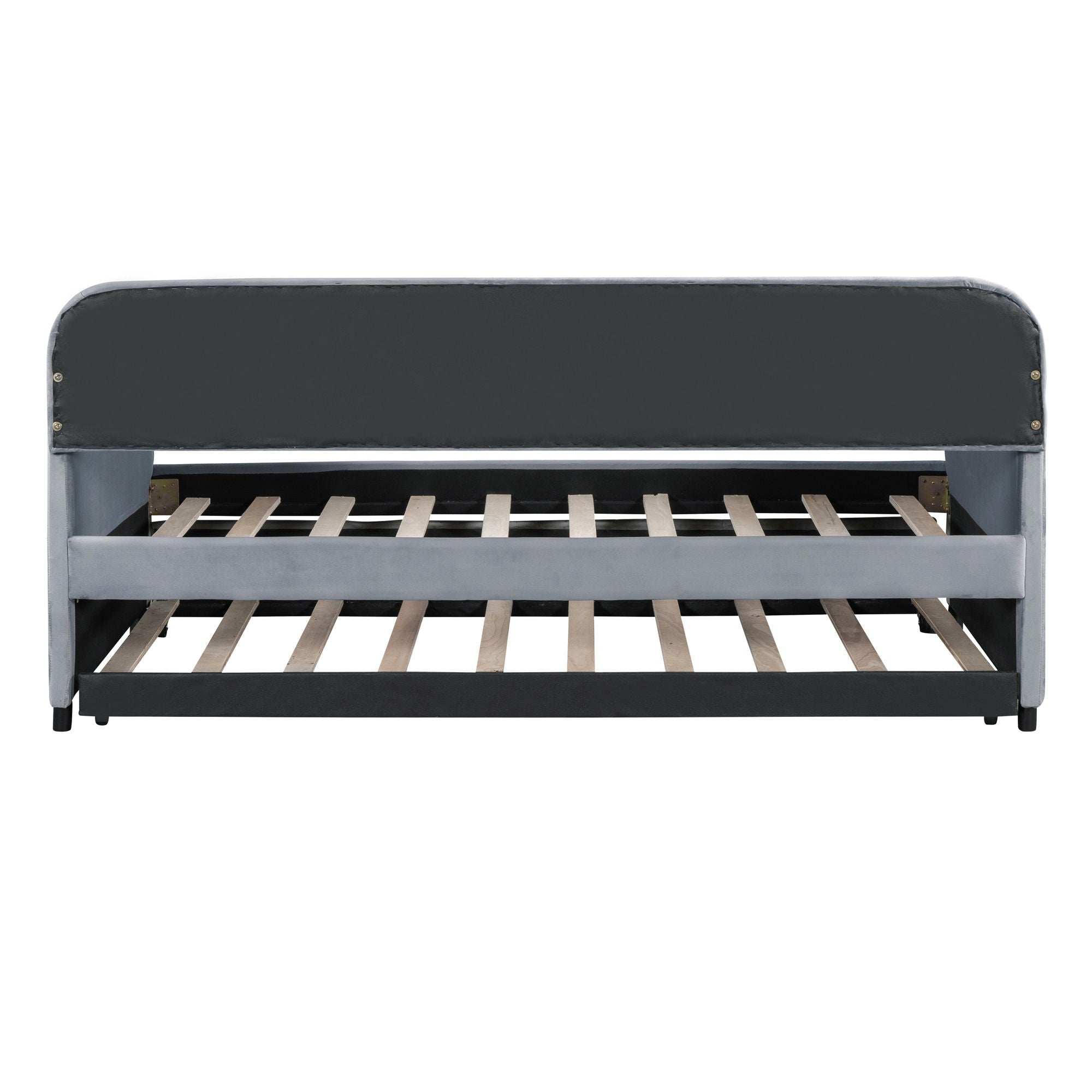 Upholstered Daybed Sofa Bed With Trundle Bed