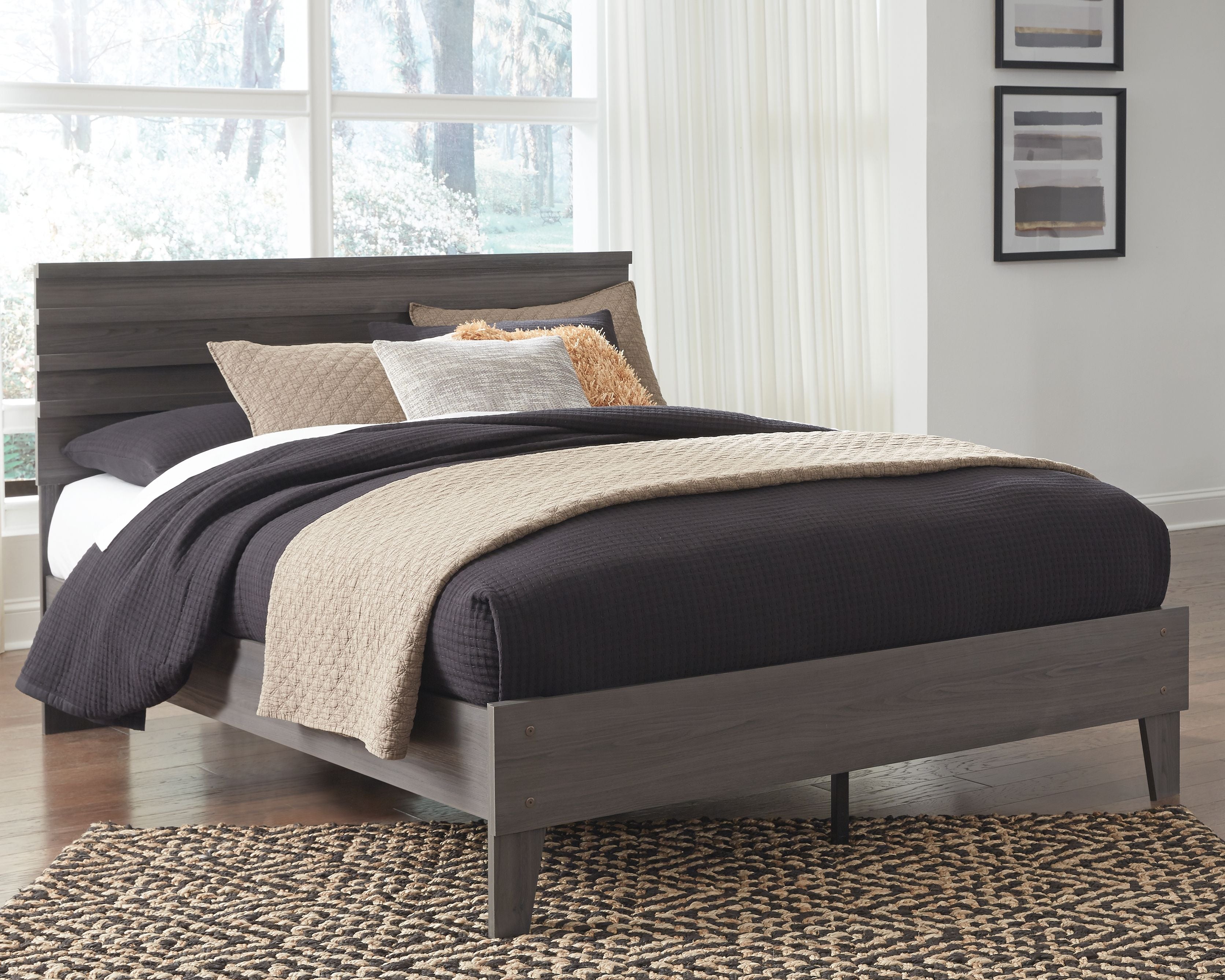 Signature Design by Ashley® Brymont - Panel Platform Bed | Meri Furniture