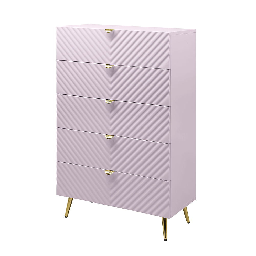ACME Gaines - Chest - Pink High | Meri Furniture