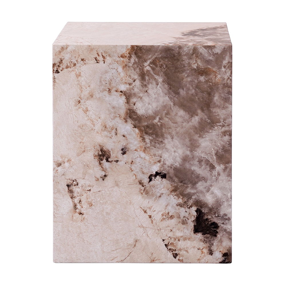 ACME Fultan - End Table - Engineered Stone Finish | Meri Furniture