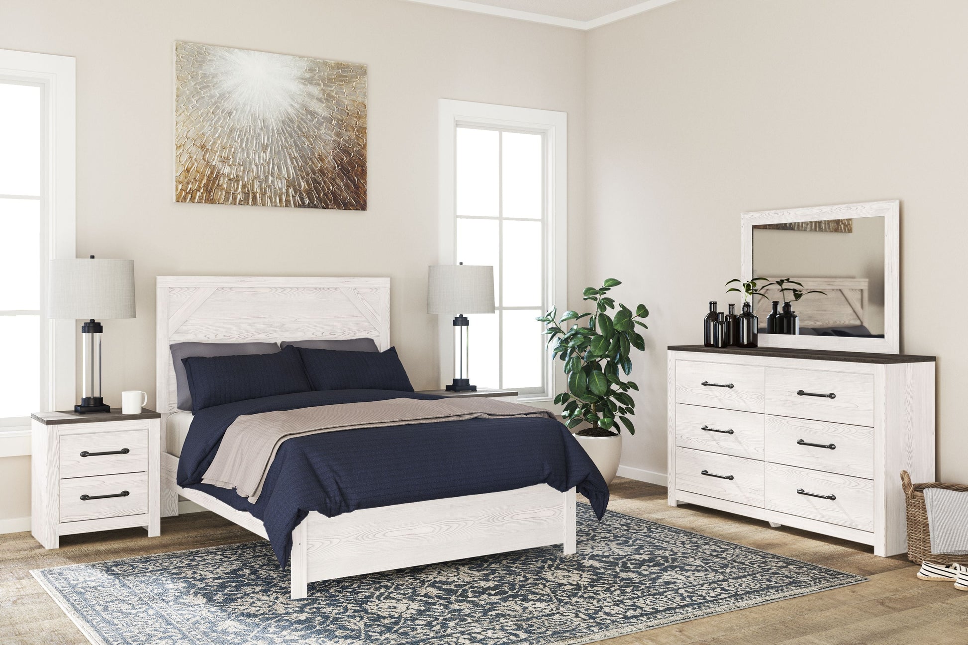 Signature Design by Ashley® Gerridan - Dresser, Mirror | Meri Furniture