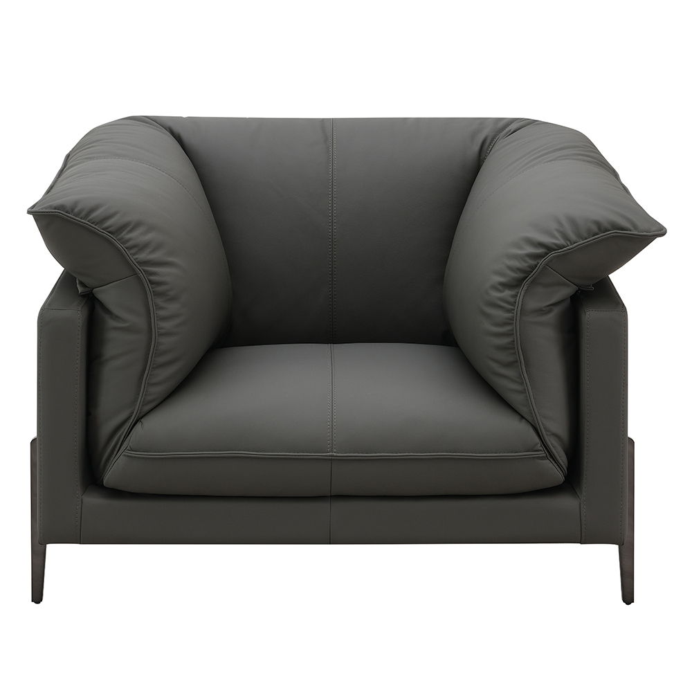 ACME Tadi - Chair - Black Top Grain Leather | Meri Furniture
