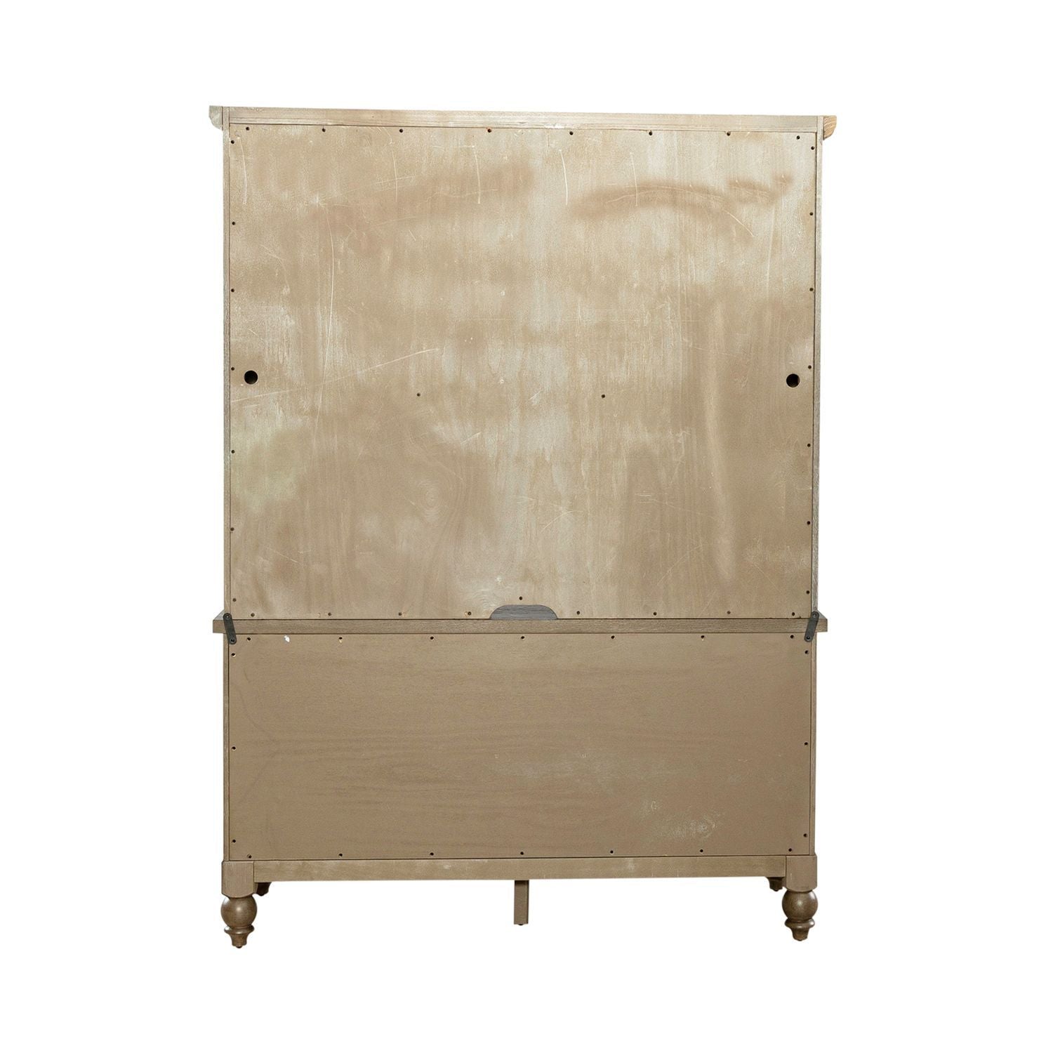 Americana Farmhouse - Credenza Hutch - Dusty Taupe