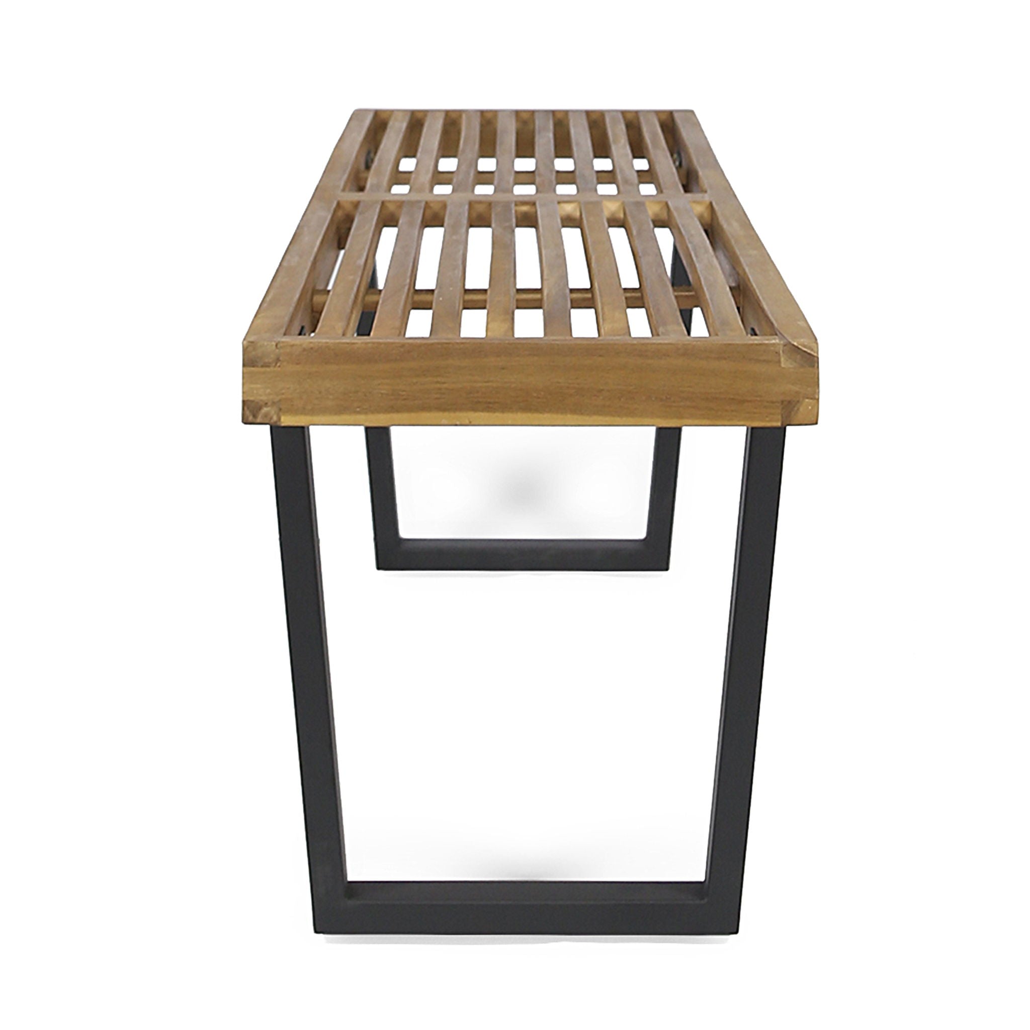 Intrinsic - Outdoor Dining Bench With Slat Top