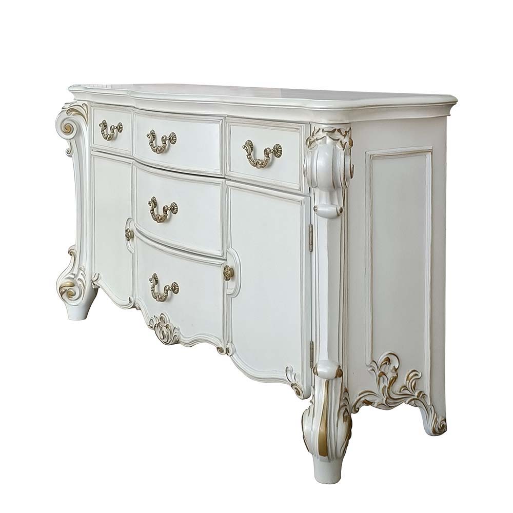 ACME Vendom - Dresser - Antique Pearl Finish | Meri Furniture