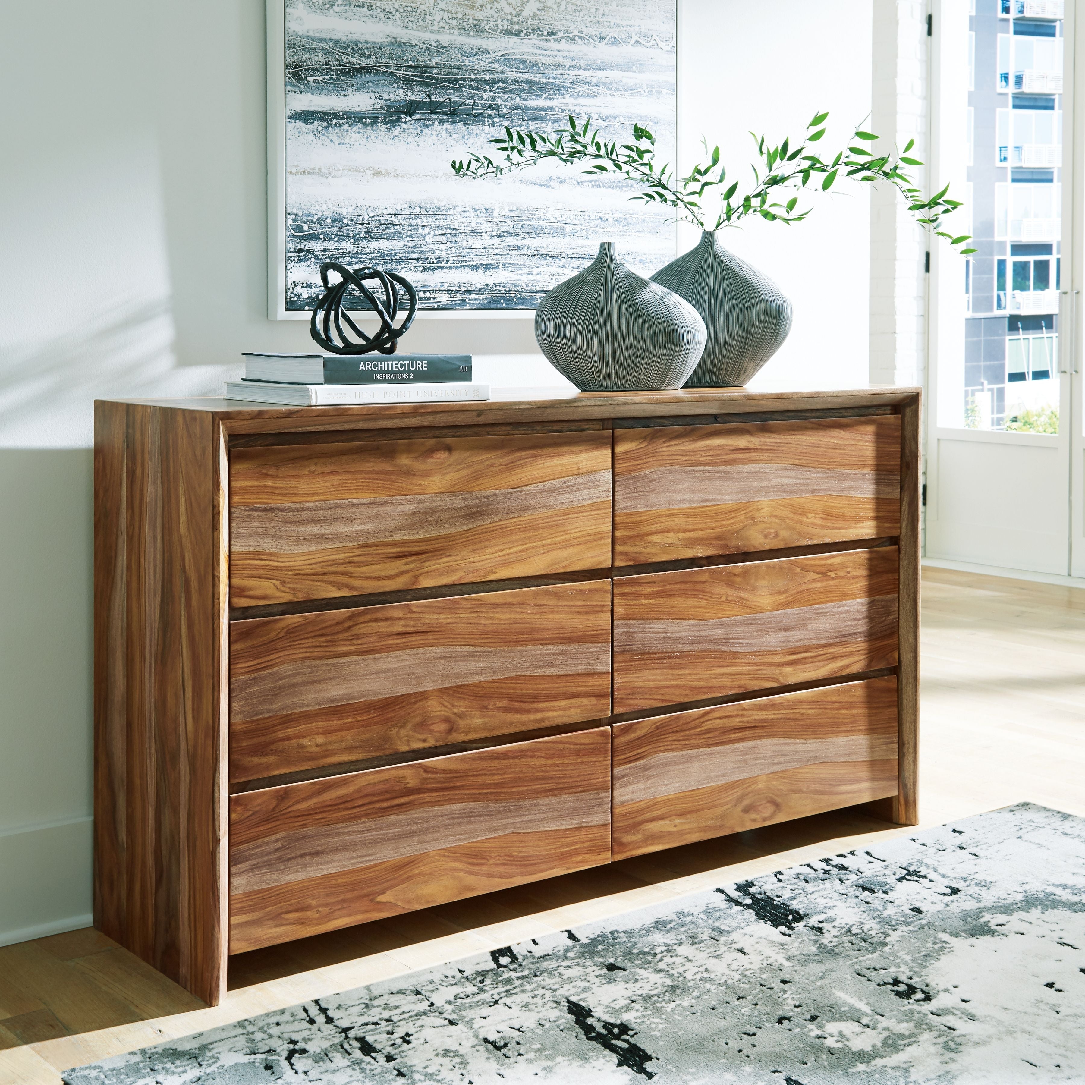 Signature Design by Ashley® Dressonni - Brown - Dresser | Meri Furniture