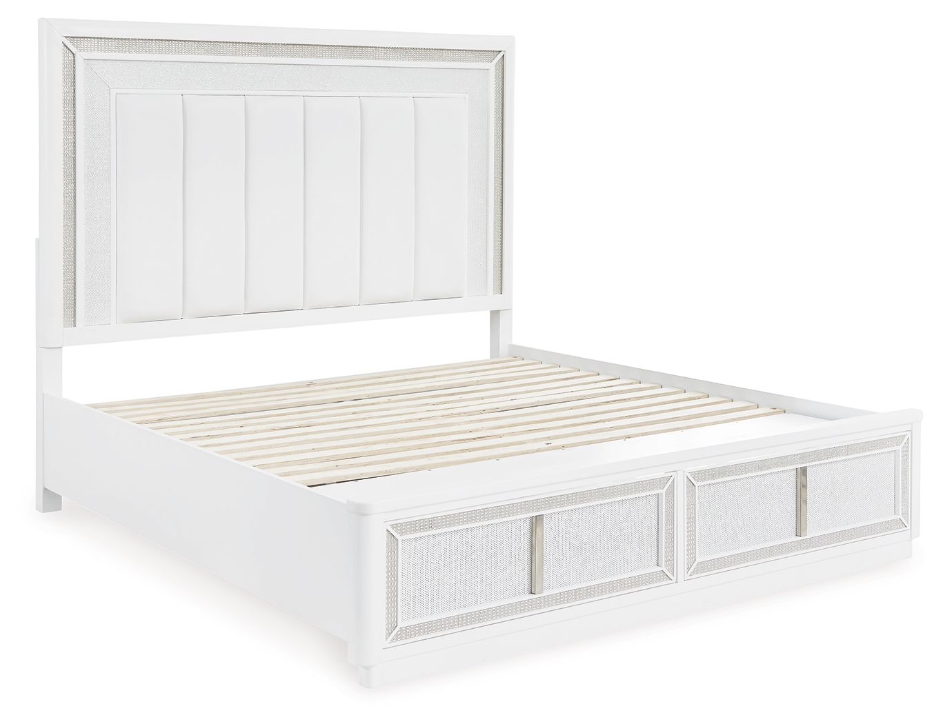 Signature Design by Ashley® Chalanna - Upholstered Storage Bed | Meri Furniture