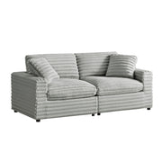 Jenny - 2 Piece Sofa Sectional - Gray