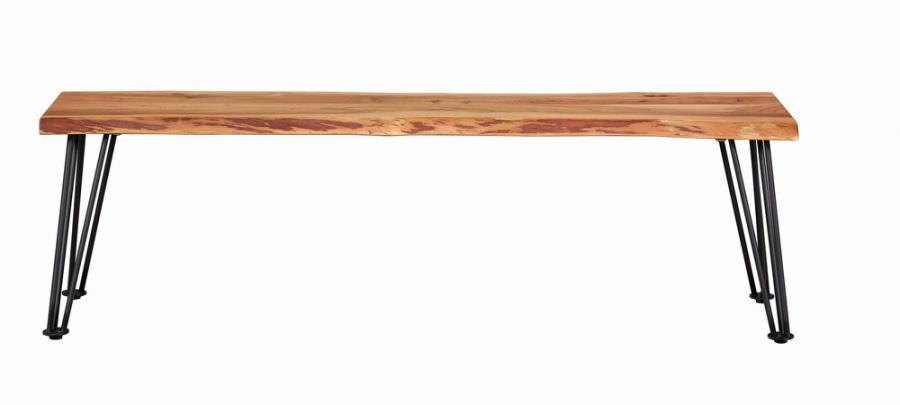 Coaster Fine Furniture Sherman - Wood Dining Bench - Natural Acacia | Meri Furniture