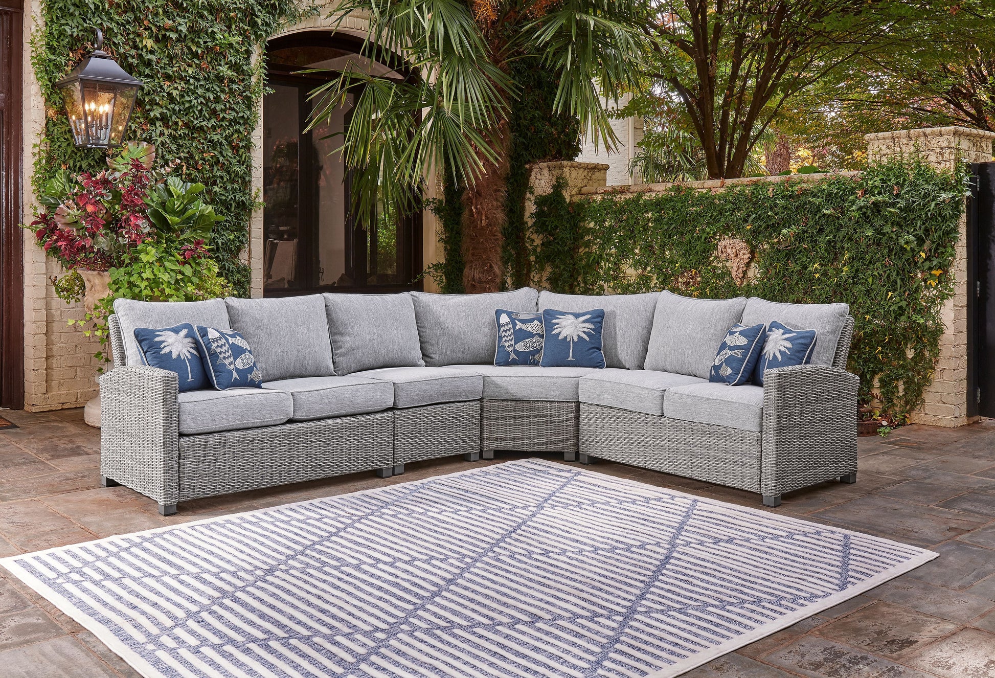 Signature Design by Ashley® Naples Beach - Sectional Lounge | Meri Furniture