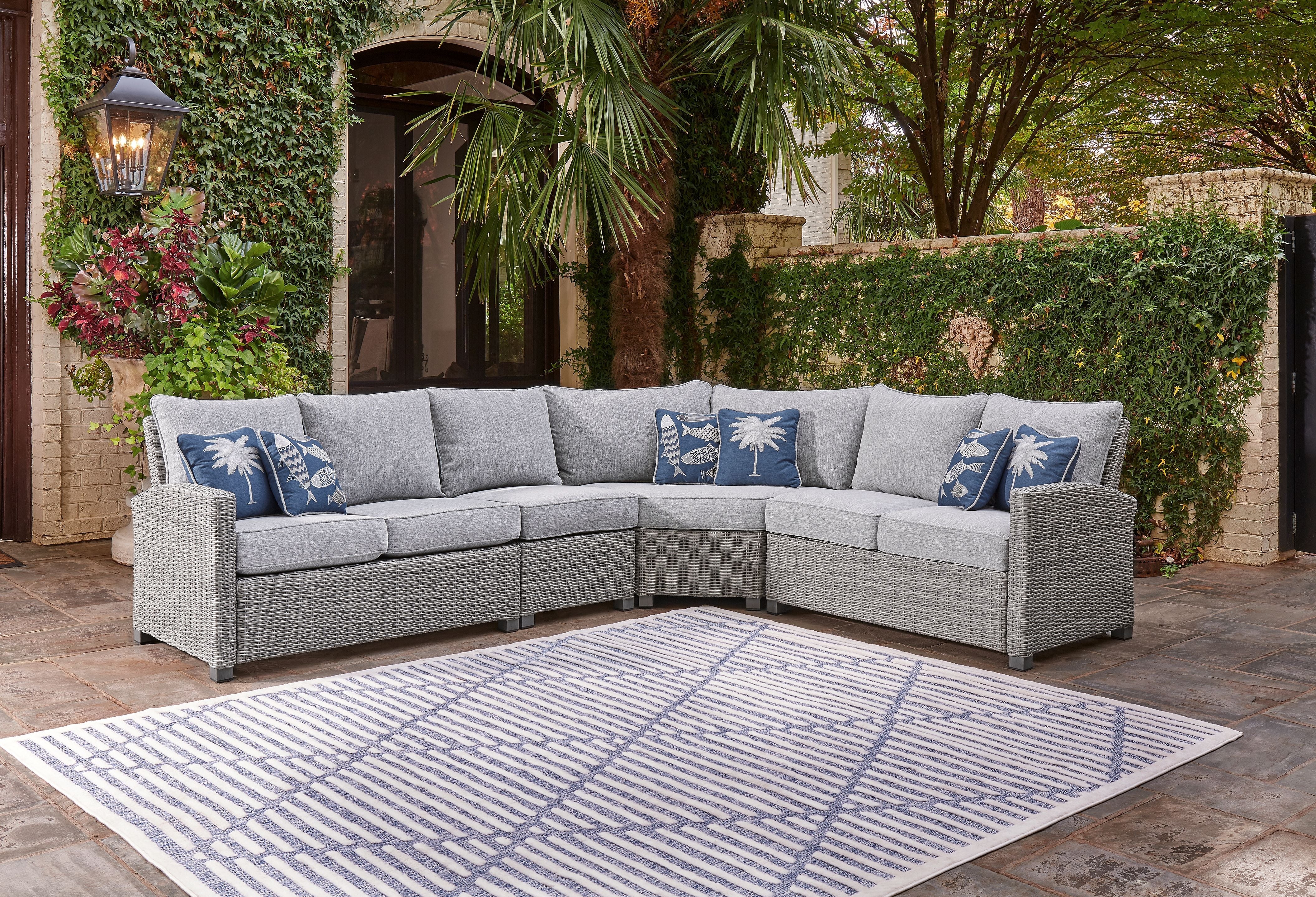 Signature Design by Ashley® Naples Beach - Sectional Lounge | Meri Furniture