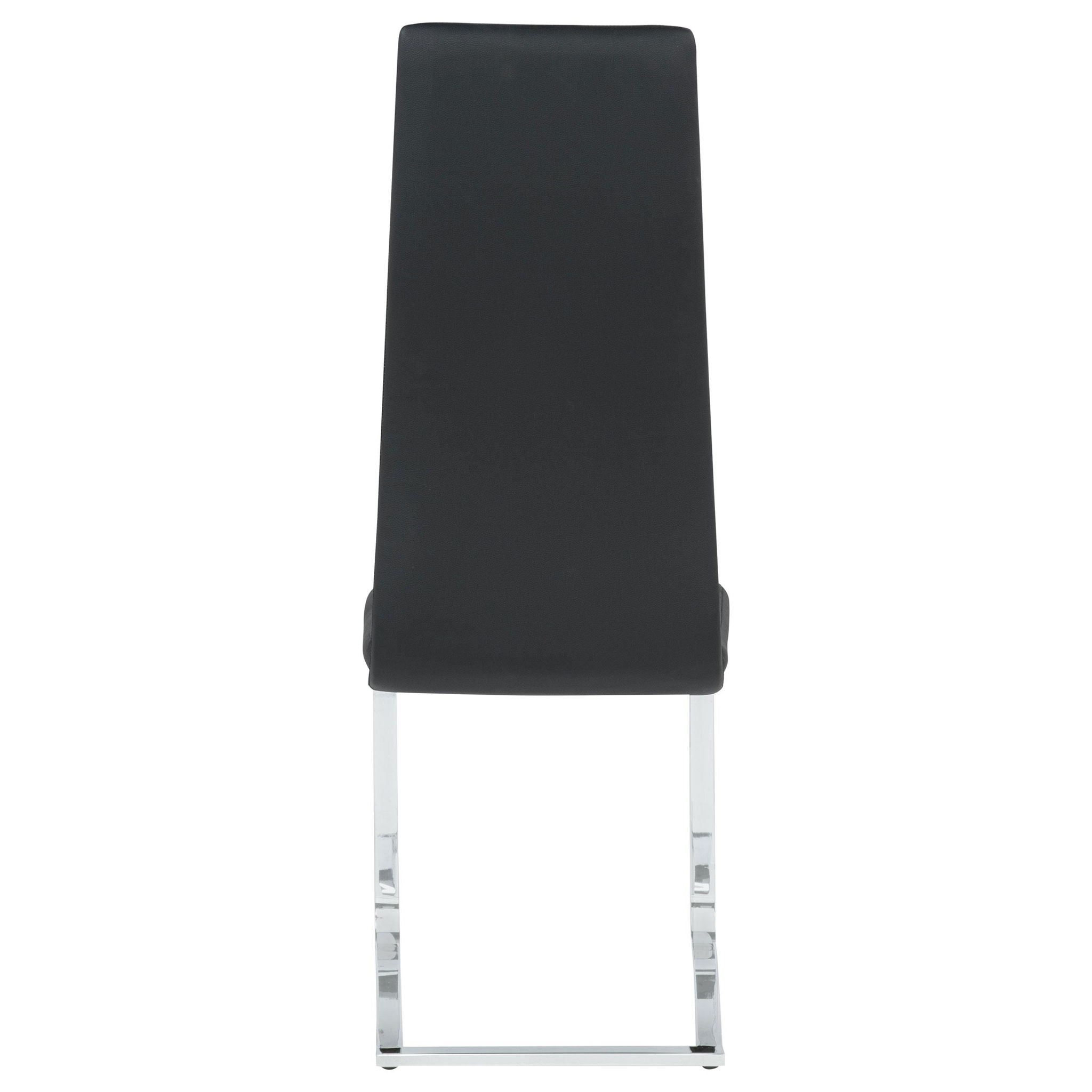 Montclair Upholstered Dining Side Chair Black (Set of 4)