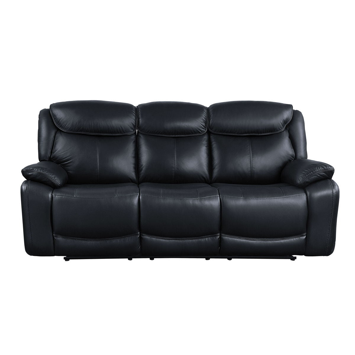 ACME Ralorel - Sofa - Black Top Grain Leather | Meri Furniture