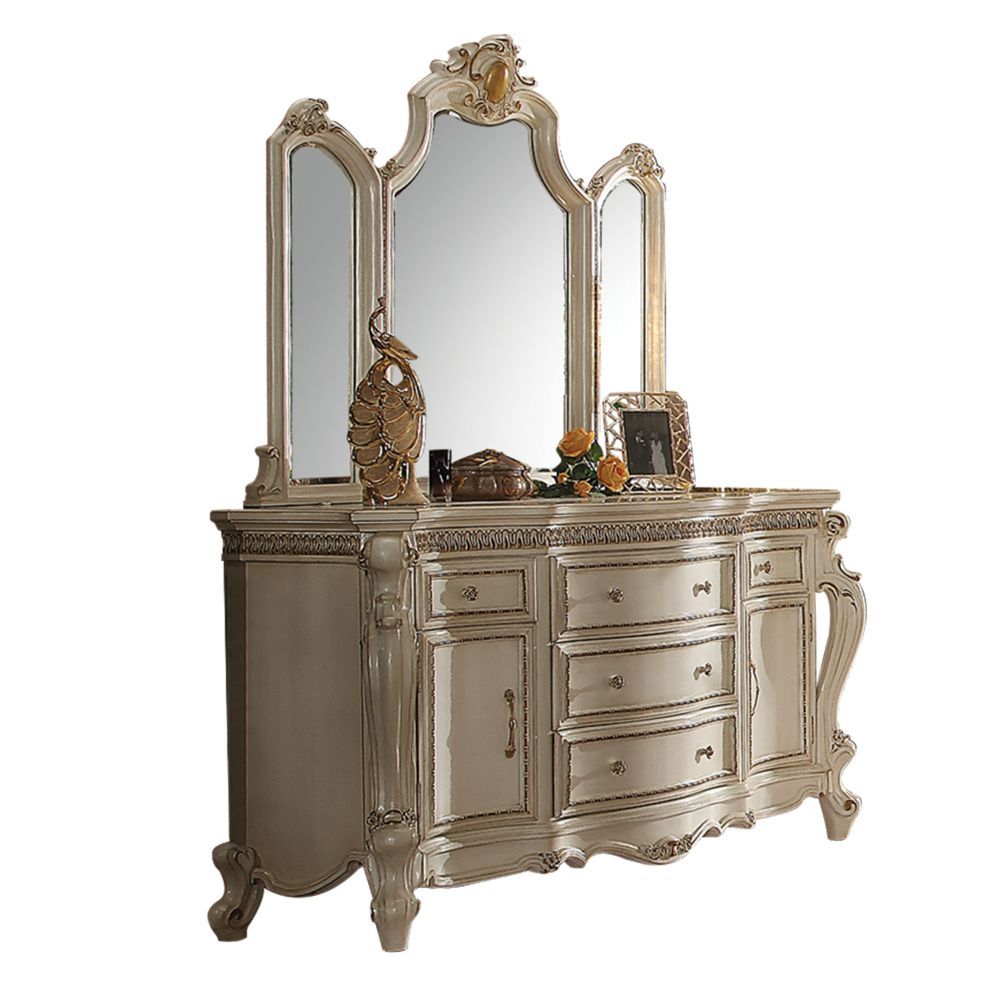 ACME 5 Drw & 2 Doors • Drawer: GLIDE Side Metal (3 Ball Bearing, Full Ext.). | Meri Furniture