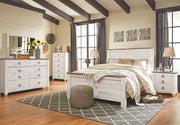 Signature Design by Ashley® Willowton - Panel Bedroom Set | Meri Furniture