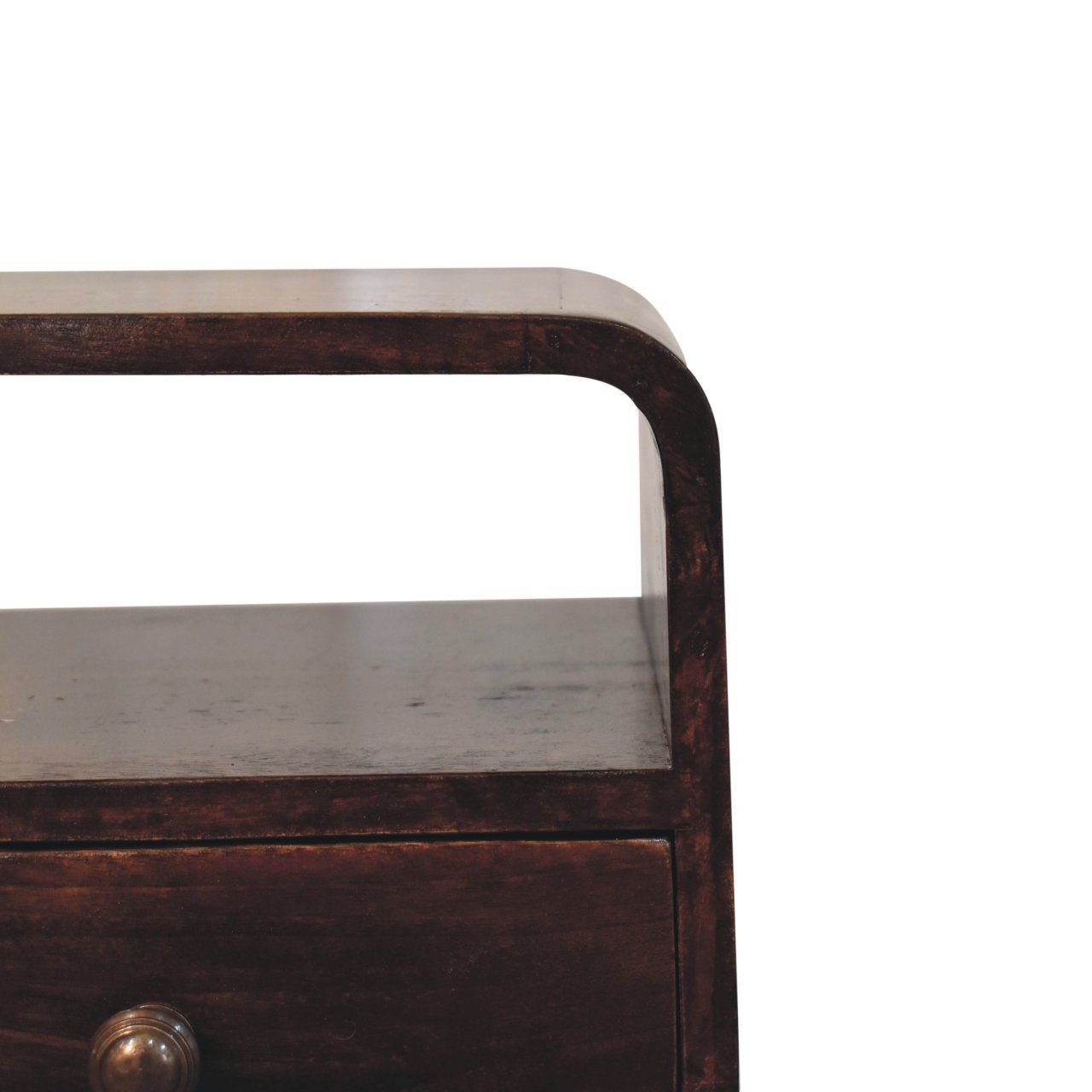 Mini Curve Open Bedside Nightstand