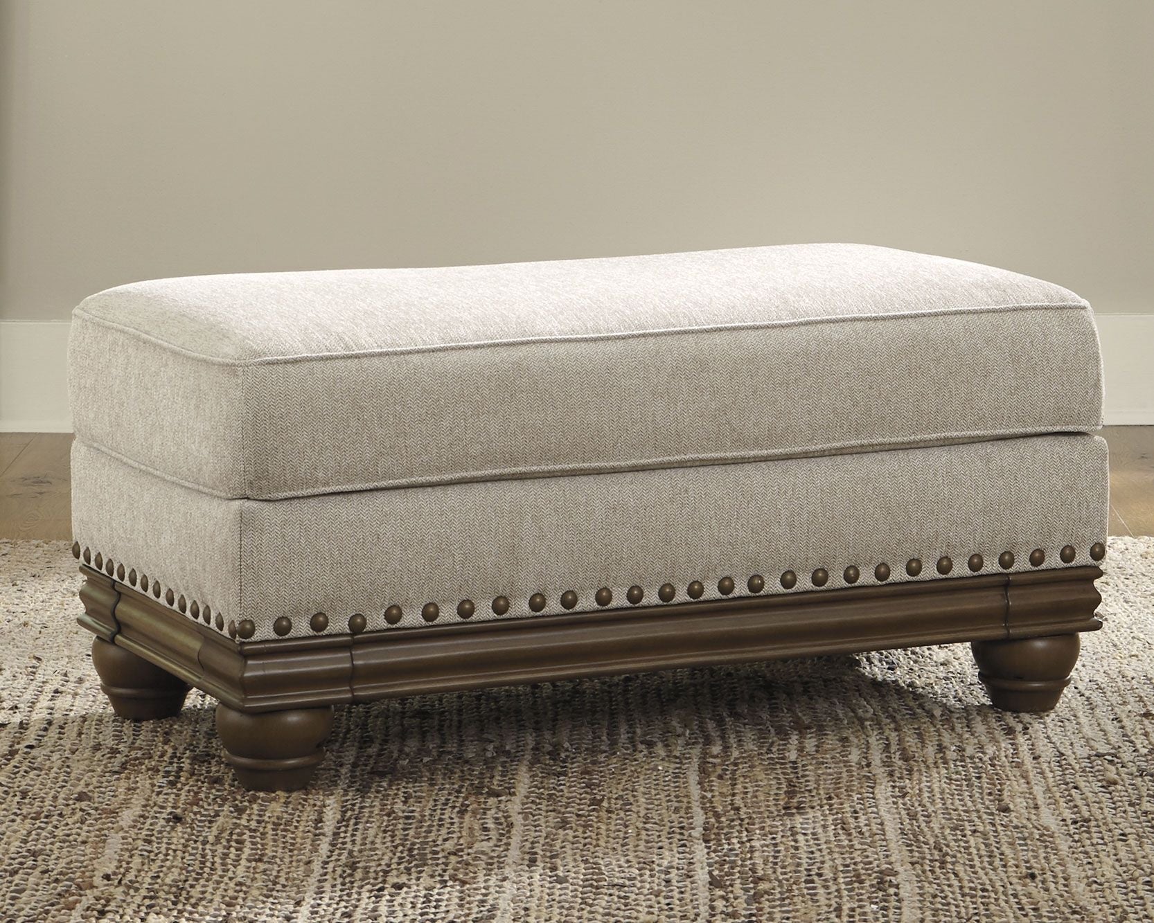 Ashley Furniture Harleson - Wheat - Ottoman | Meri Furniture