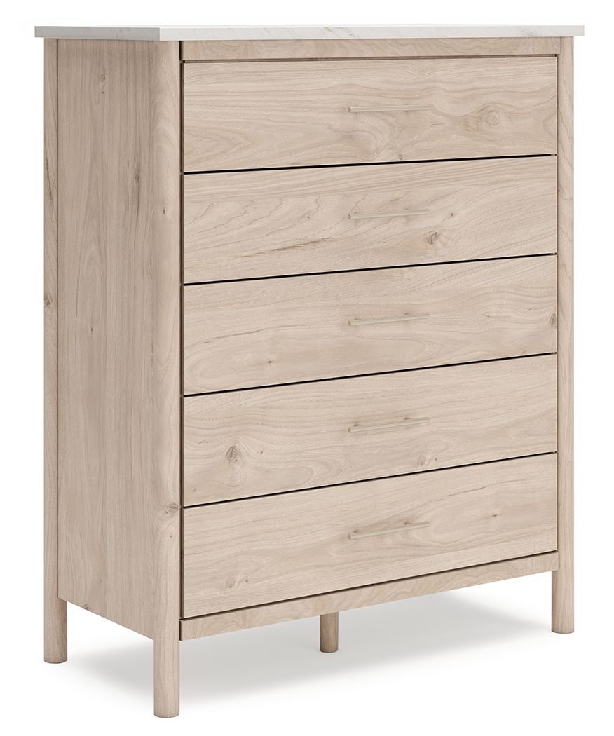Signature Design by Ashley® Cadmori - Five Drawer Wide Chest | Meri Furniture
