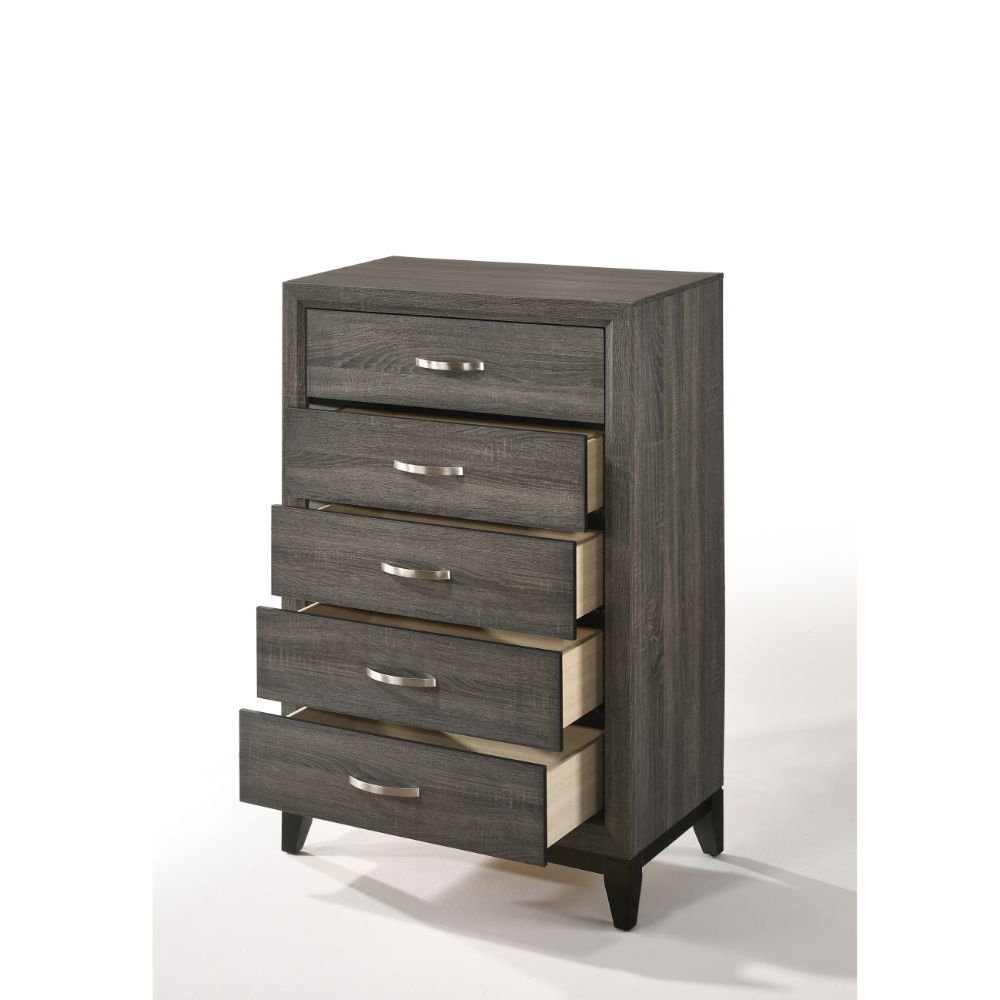 ACME Valdemar - Chest - Weathered Gray | Meri Furniture