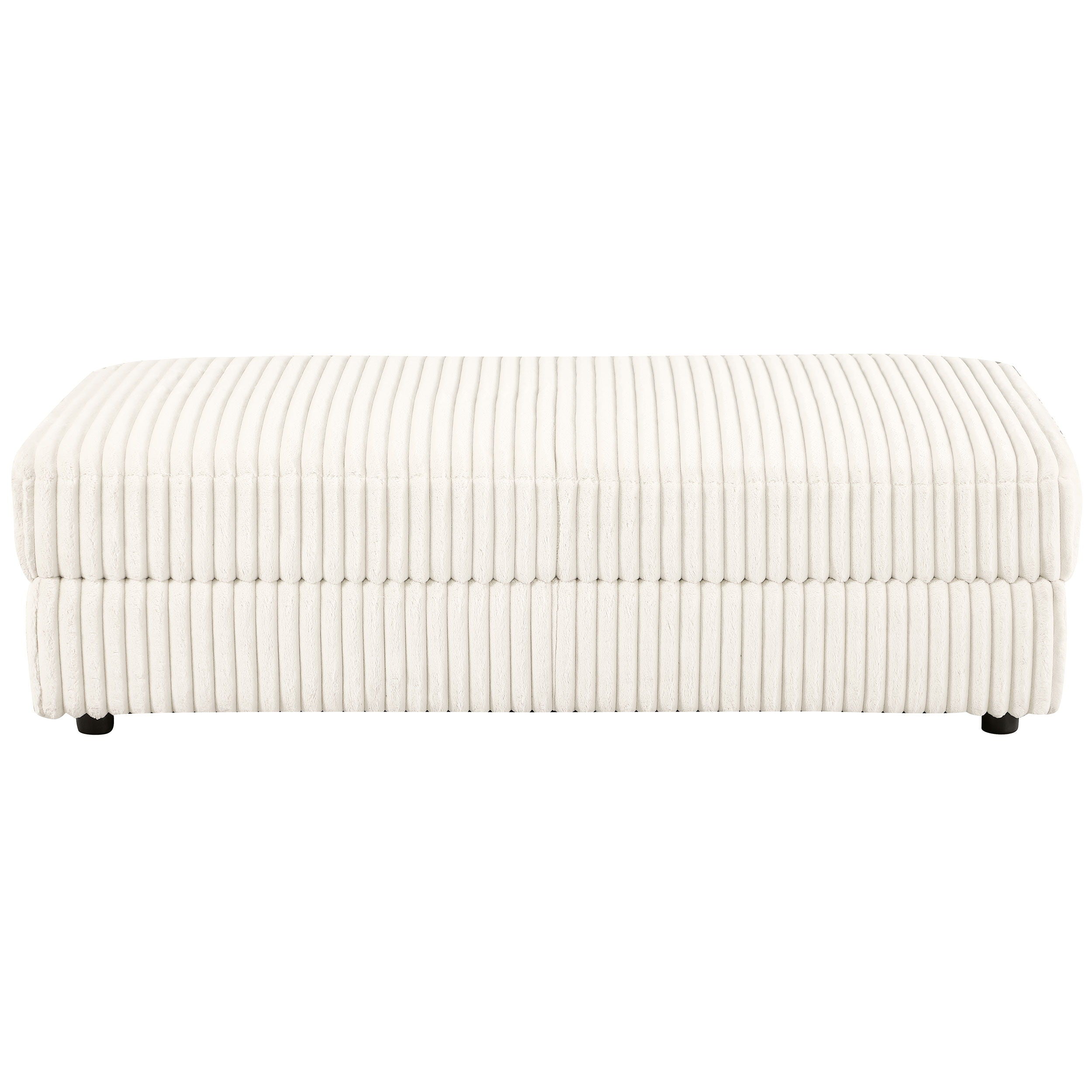 Coaster Fine Furniture Emberson - Upholstered Rectangular Storage Ottoman - Ivory | Meri Furniture