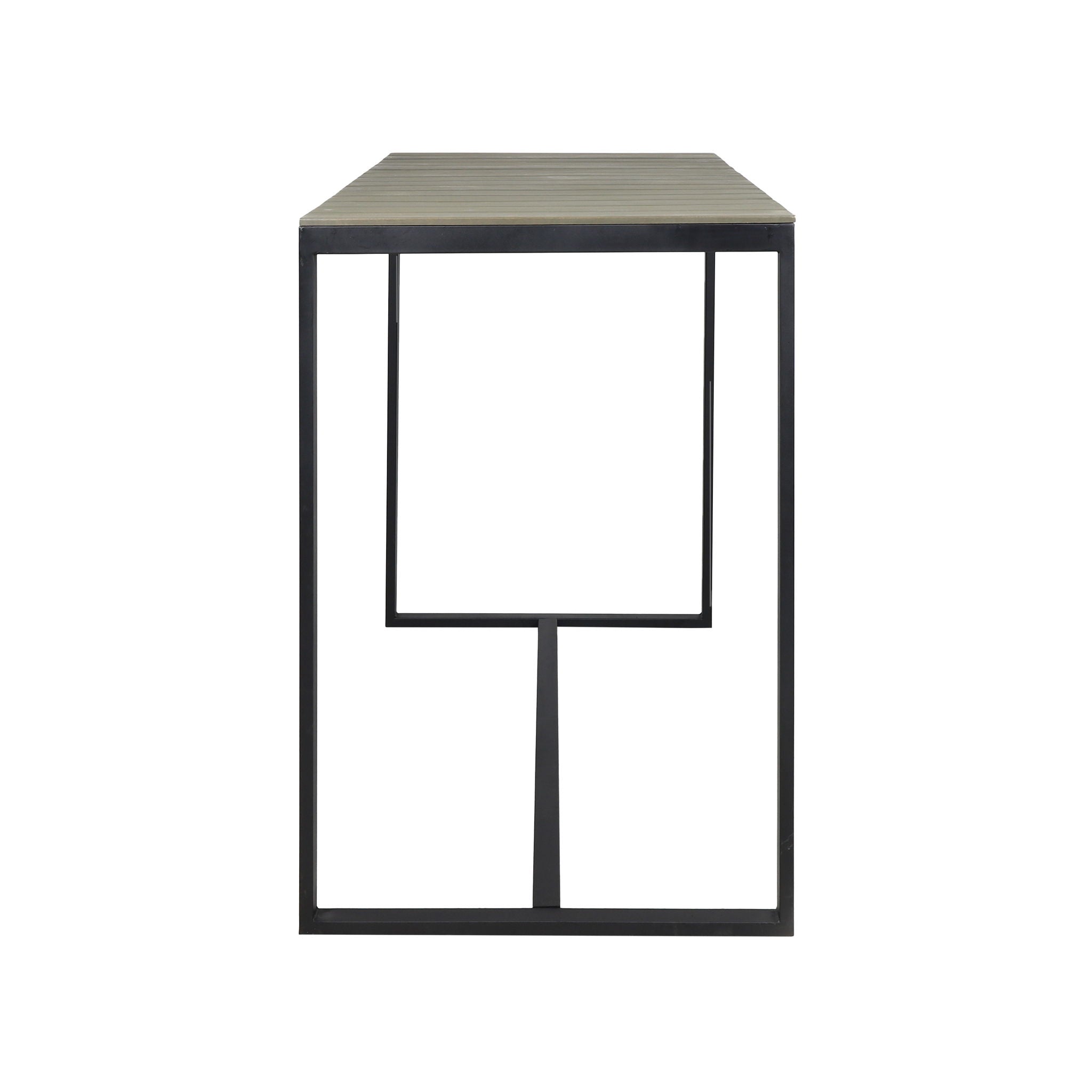 Ernesto - Outdoor Industrial Acacia Wood Bar Table