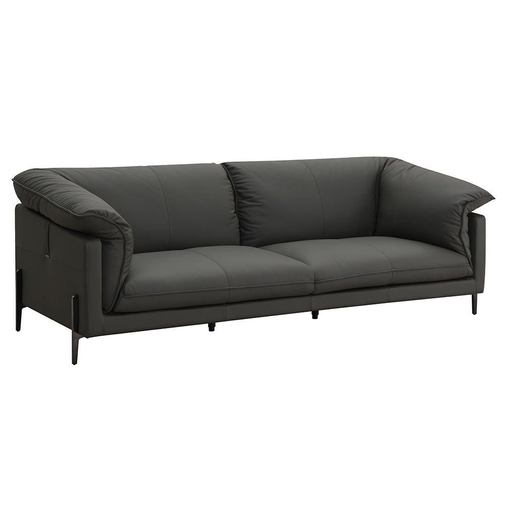 ACME Tadi - Loveseat - Black Top Grain Leather | Meri Furniture