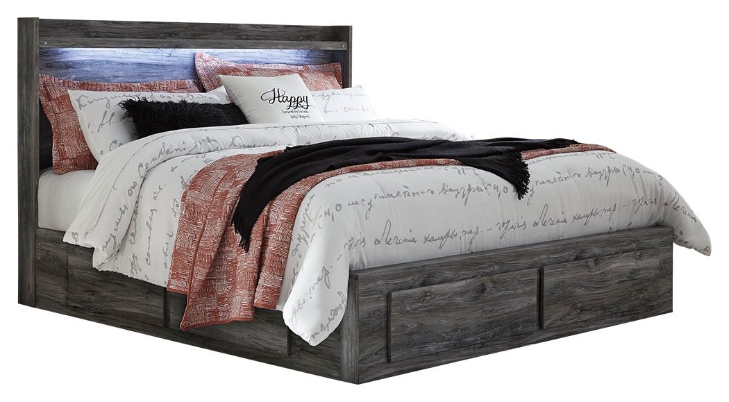Signature Design by Ashley® Baystorm - LED Panel Bed | Meri Furniture