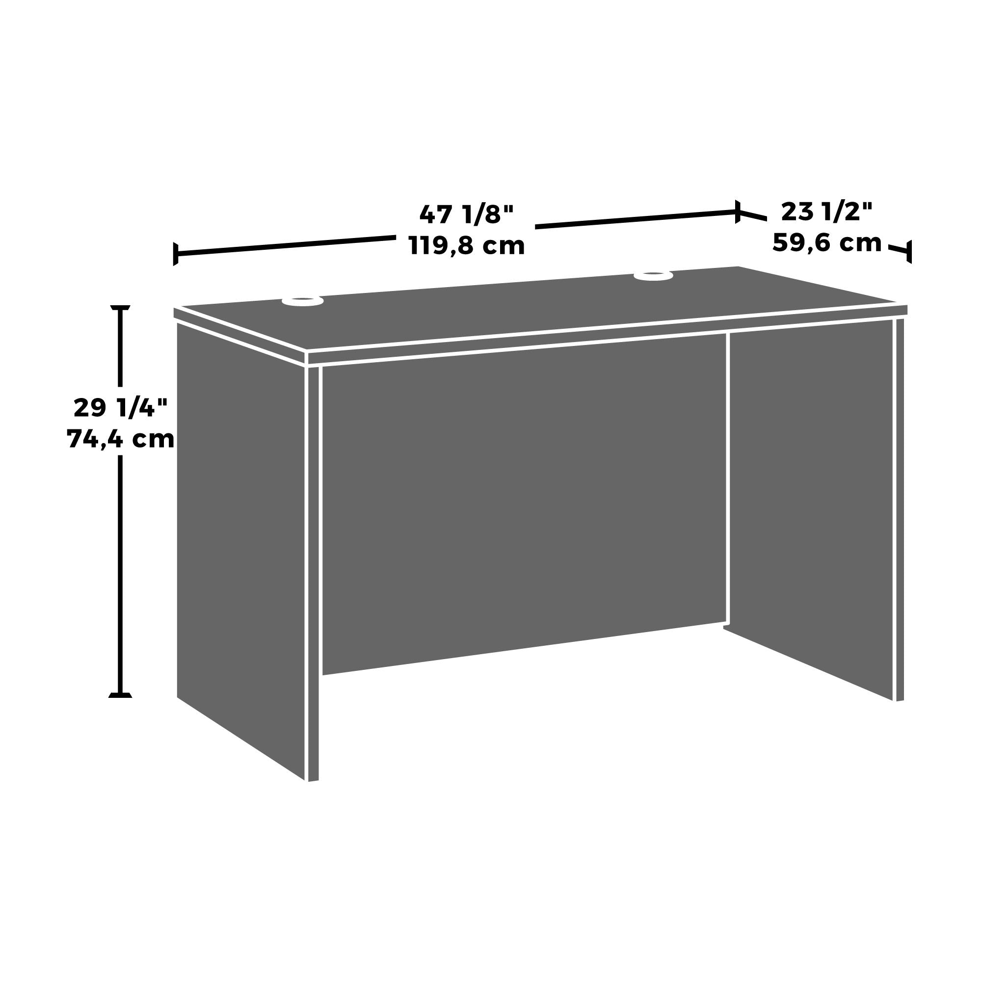 Commercial Desk 48" x 24" in Classic Cherry