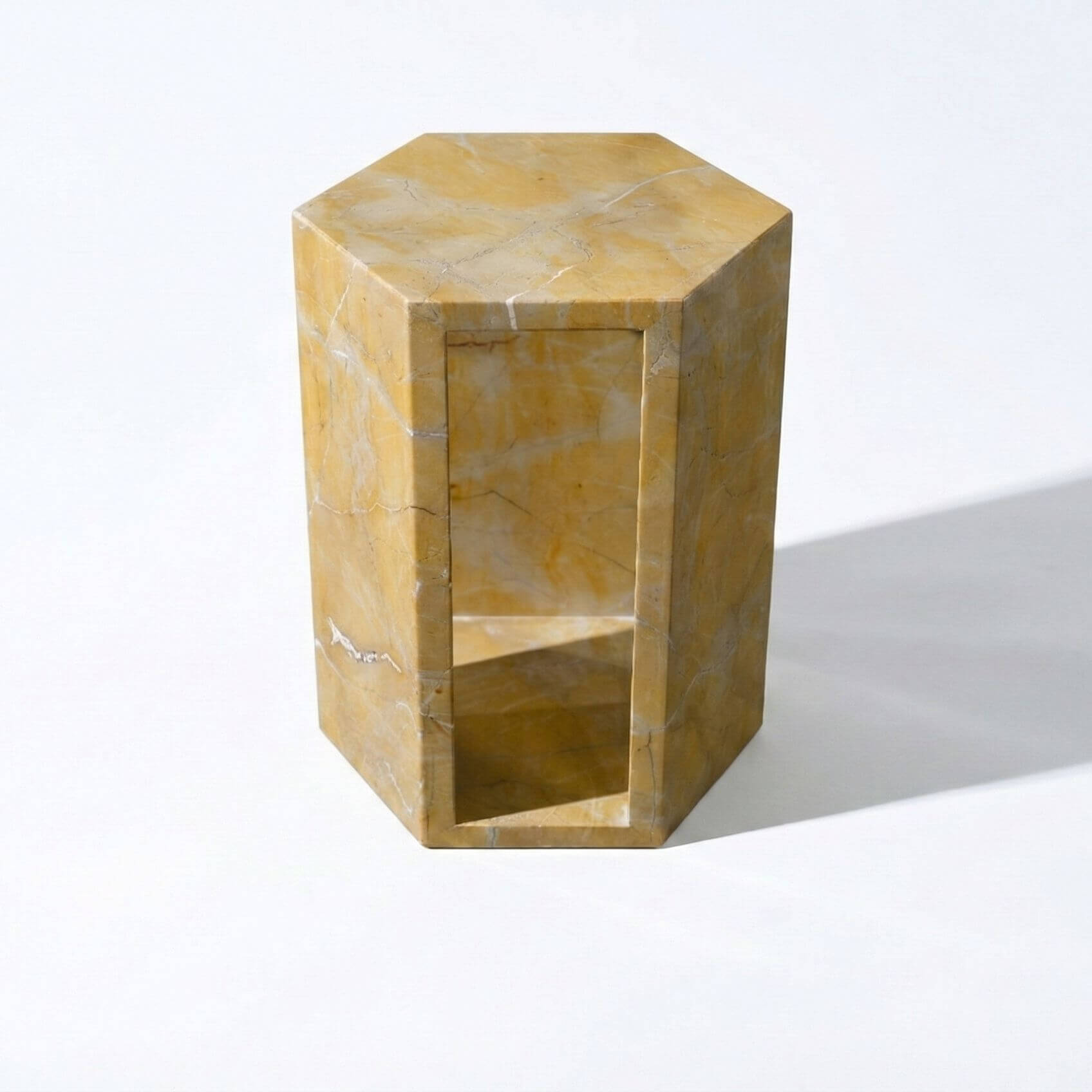 Modern Minimalist Hexagon Side Table
