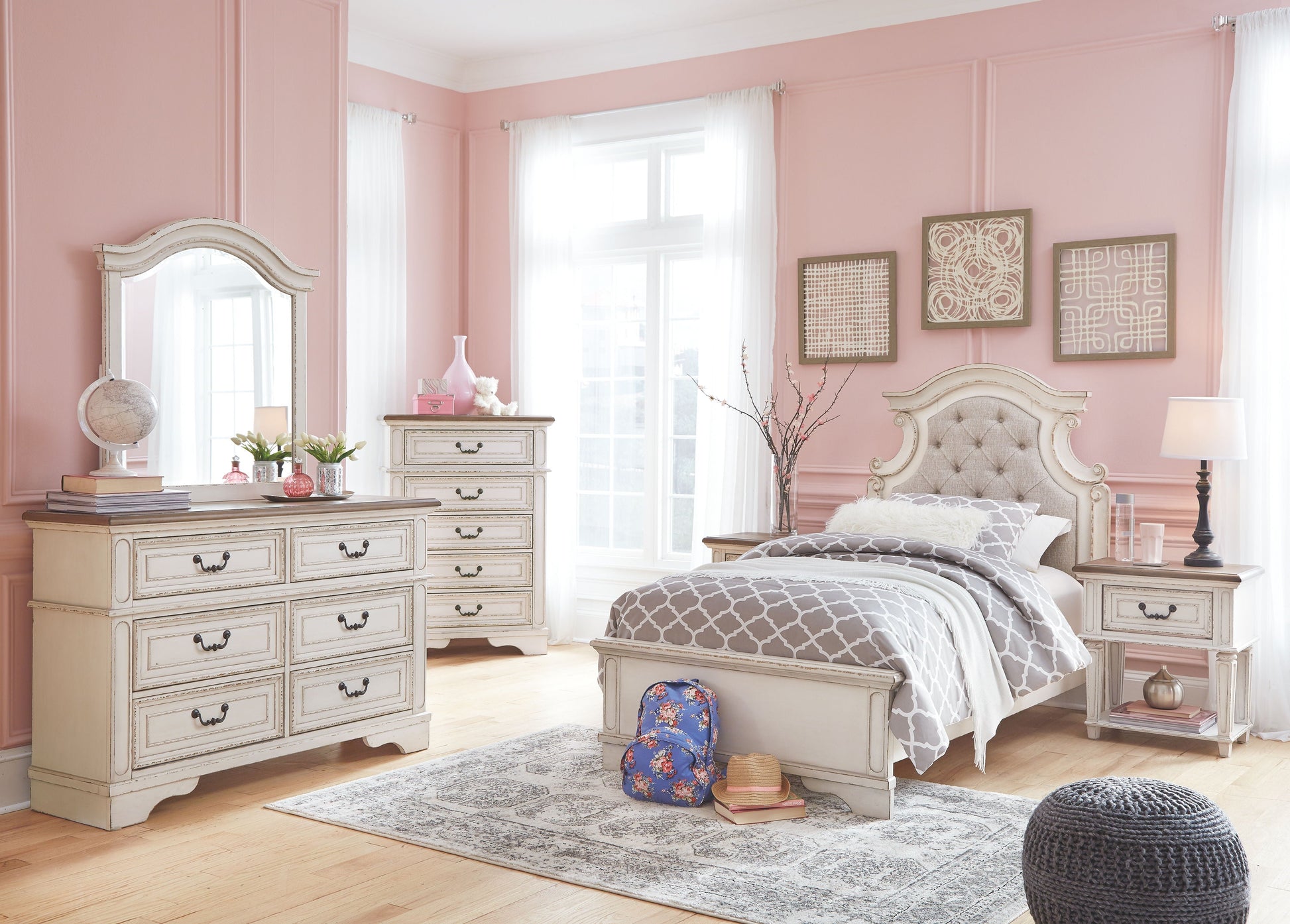 Signature Design by Ashley® Realyn - Panel Bed | Meri Furniture